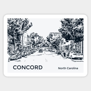 Concord North Carolina Sticker